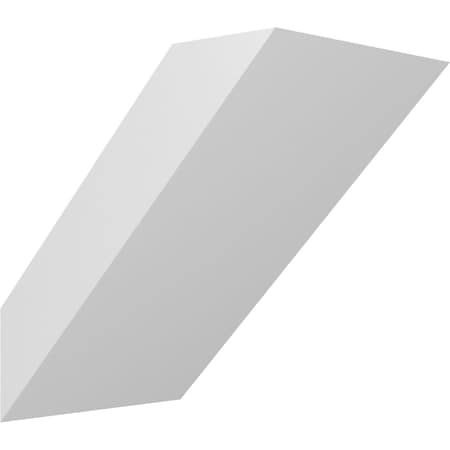 Ekena Millwork 6-in. W x 8-in. D x 8-in. H Traditional Architectural Grade PVC Knee Brace BRCP06X08X08TRA